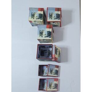 Set Of 3 Nesting Christmas Gift Boxes With‎ Cat & Santa Design